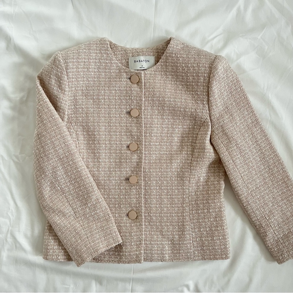 Aritzia Babaton Little Tweed Jacket